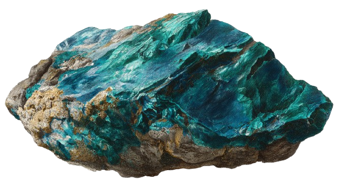 Chrysocolla crystal - Communication & Wisdom