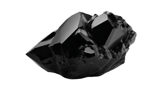 Black Obsidian crystal - Truth & Deep Protection