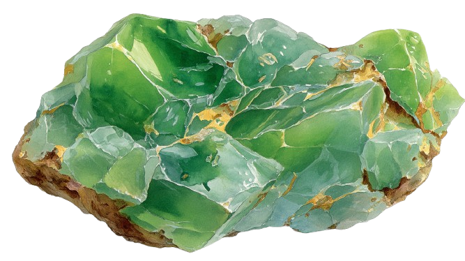Chrysoprase crystal - Hope & Joy