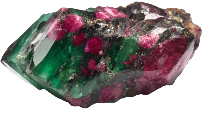 Ruby Zoisite crystal - Vitality & Growth