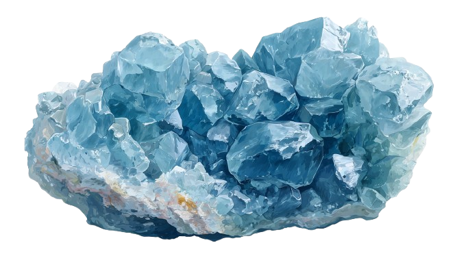 Celestite crystal - Heavenly Peace