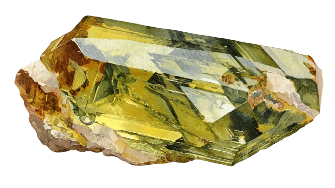Chrysoberyl crystal - Discipline & Focus