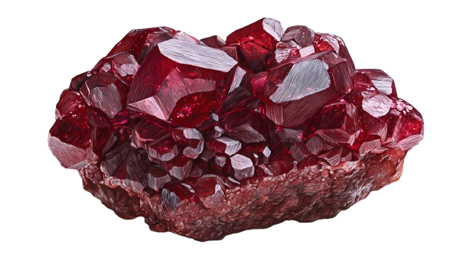 Garnet crystal - Passion & Success