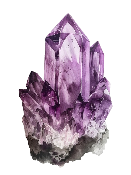 Amethyst crystal - Calm & Intuition