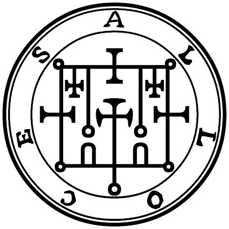 Seal of Alloces (Alloces sigil) — Ars Goetia traditional seal illustration