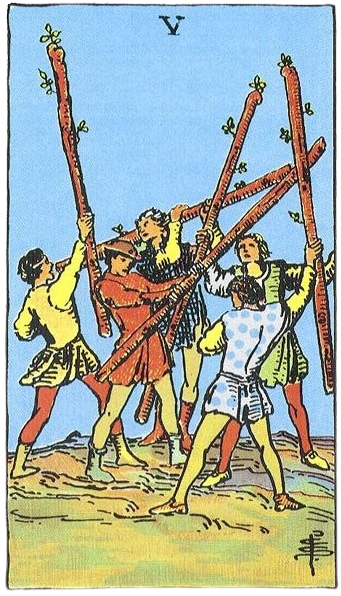 Five of Wands